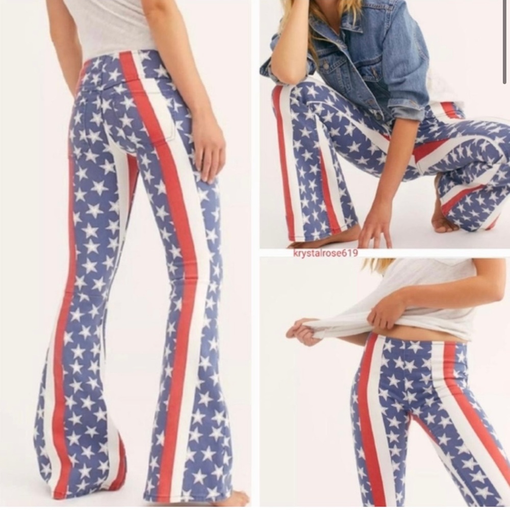 FREE PEOPLE stars flare jeans